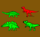 Dibujo Dinosaurios de tierra pintado por ioannes