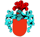 Dibujo Escudo de armas y casco pintado por edgardsamamemalca