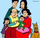 Dibujo Familia pintado por anekka
