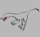 Dibujo Velociraptor II pintado por DIEGO