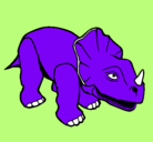 Dibujo Triceratops II pintado por kerima