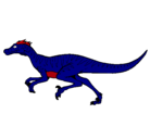 Dibujo Velociraptor pintado por DARIO