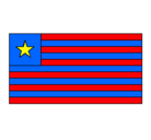 Dibujo Liberia pintado por keve