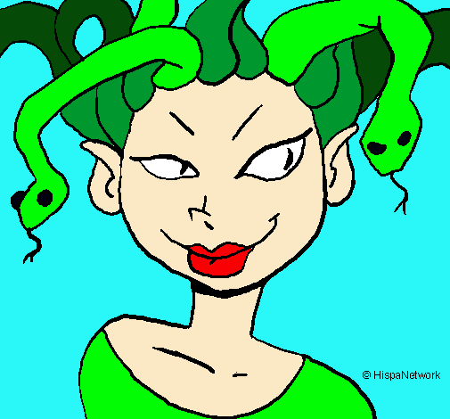 Mujer medusa