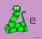 Dibujo Serpiente pintado por Beb-Family