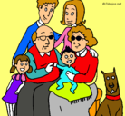 Dibujo Familia pintado por wendy3
