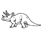 Dibujo Triceratops pintado por ernestito