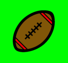 Dibujo Pelota de fútbol americano II pintado por luigi