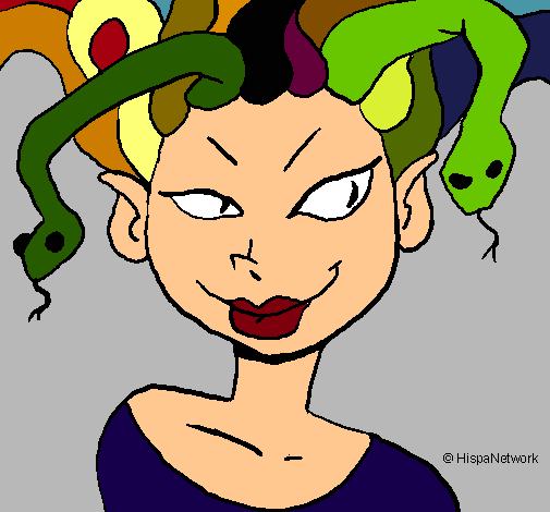 Mujer medusa