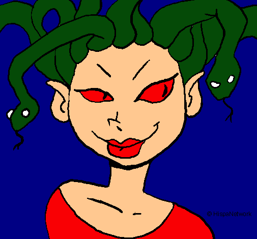 Mujer medusa