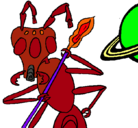 Dibujo Hormiga alienigena pintado por DANI
