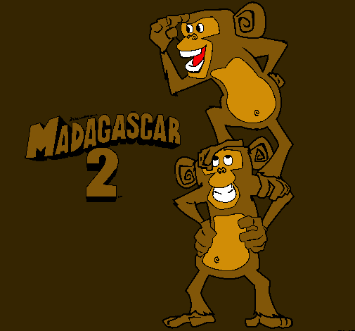 Madagascar 2 Manson y Phil