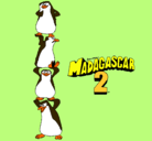 Dibujo Madagascar 2 Pingüinos pintado por nicolaspolanco