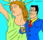 Dibujo Estados Unidos de América pintado por @NDRE@*