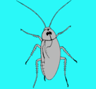 Dibujo Cucaracha grande pintado por eugenio