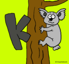 Dibujo Koala pintado por Marineta