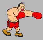 Dibujo Boxeador pintado por julian