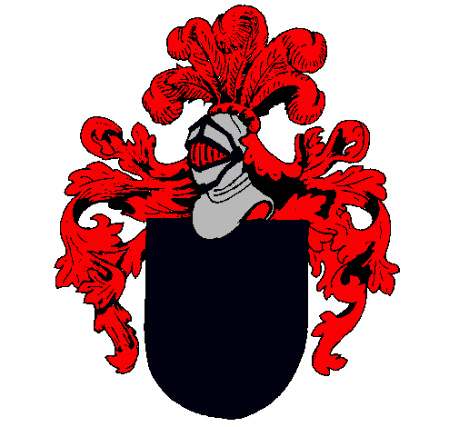 Escudo de armas y casco