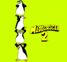 Dibujo Madagascar 2 Pingüinos pintado por AR5ADNA