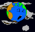 Dibujo Tierra enferma pintado por bravoleon