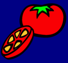 Dibujo Tomate pintado por lostomatitosdevielka