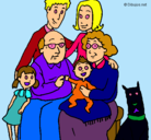 Dibujo Familia pintado por alebasi