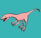 Dibujo Velociraptor II pintado por Pili