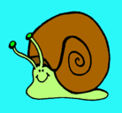 Dibujo Caracol  pintado por vale