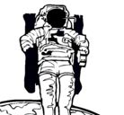Dibujo Astronauta pintado por mario