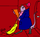 Dibujo La ratita presumida 1 pintado por lucia