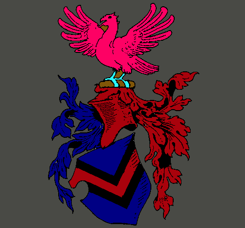 Escudo de armas y aguila 