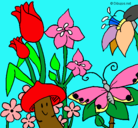 Dibujo Fauna y flora pintado por jazmin
