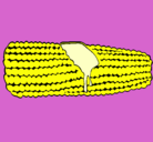 Dibujo Mazorca de maíz pintado por gensis