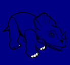 Dibujo Triceratops II pintado por matiass