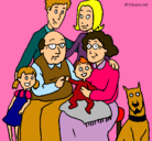 Dibujo Familia pintado por javikixx