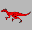 Dibujo Velociraptor pintado por dily