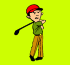 Dibujo Jugador de golf pintado por carlosgallardo
