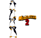 Dibujo Madagascar 2 Pingüinos pintado por Alex