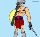 Dibujo Gladiador pintado por joaquin