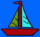 Dibujo Barco velero pintado por federico