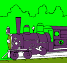 Dibujo Locomotora pintado por ADAY