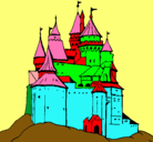 Dibujo Castillo medieval pintado por SILVIA
