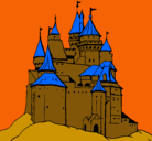 Dibujo Castillo medieval pintado por agos