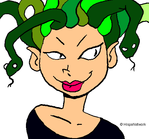 Mujer medusa