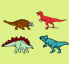 Dibujo Dinosaurios de tierra pintado por cxvvccbcvcbbvbvvbvbbcb