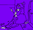 Dibujo La ratita presumida 1 pintado por sofia