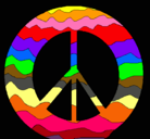 Dibujo Símbolo de la paz pintado por xUlaCah..