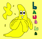 Dibujo Banana pintado por kassandra