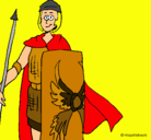 Dibujo Soldado romano II pintado por alisonlizeth