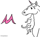 Dibujo Unicornio pintado por LaReinaValeria